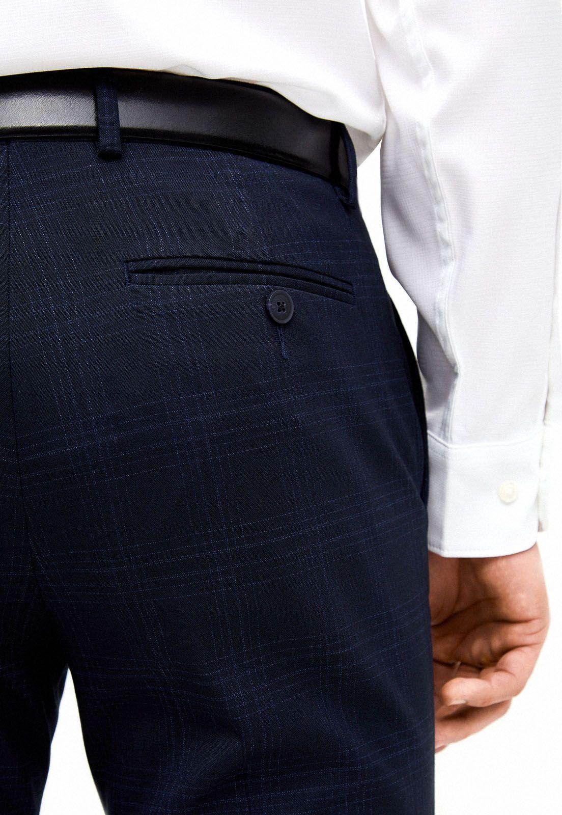 Pantalón Formal Cuadros Non Iron-2