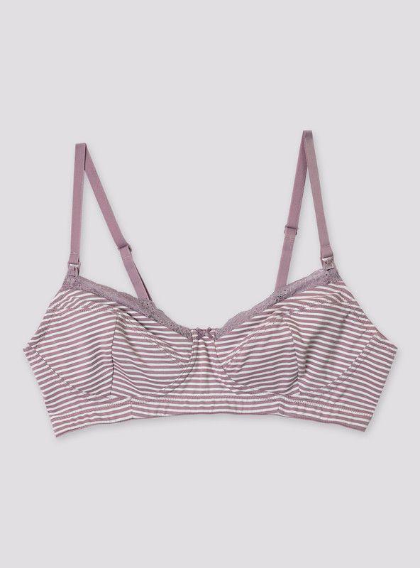 Sosten lactancia algodón rayas-5
