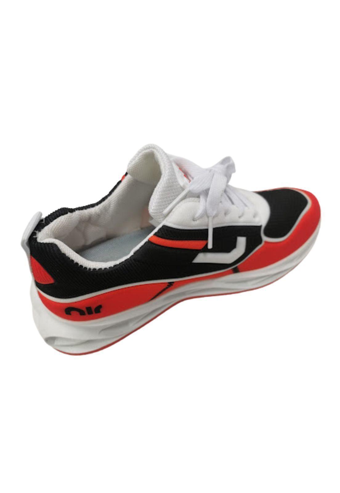 Zapatilla Urbana Hombre Rojo-1