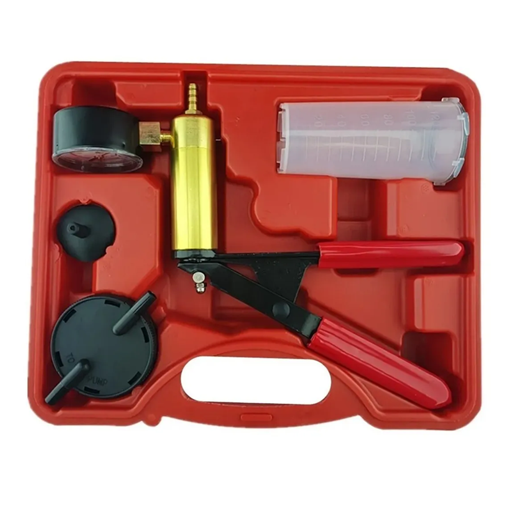 Kit Medidor Bomba Vacío Manual Y Purgador Frenos-1