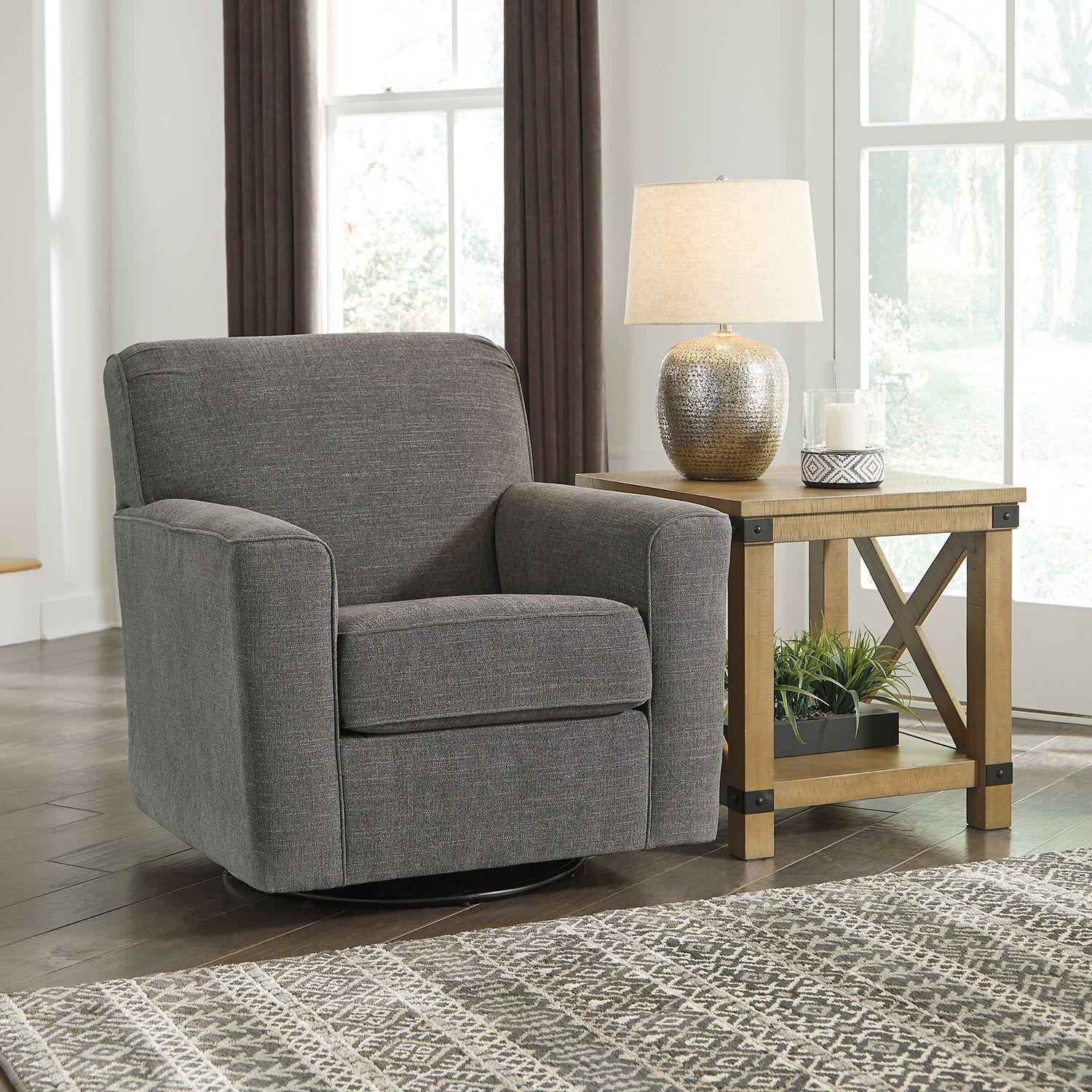 Poltrona giratoria Alcona charcoal-1