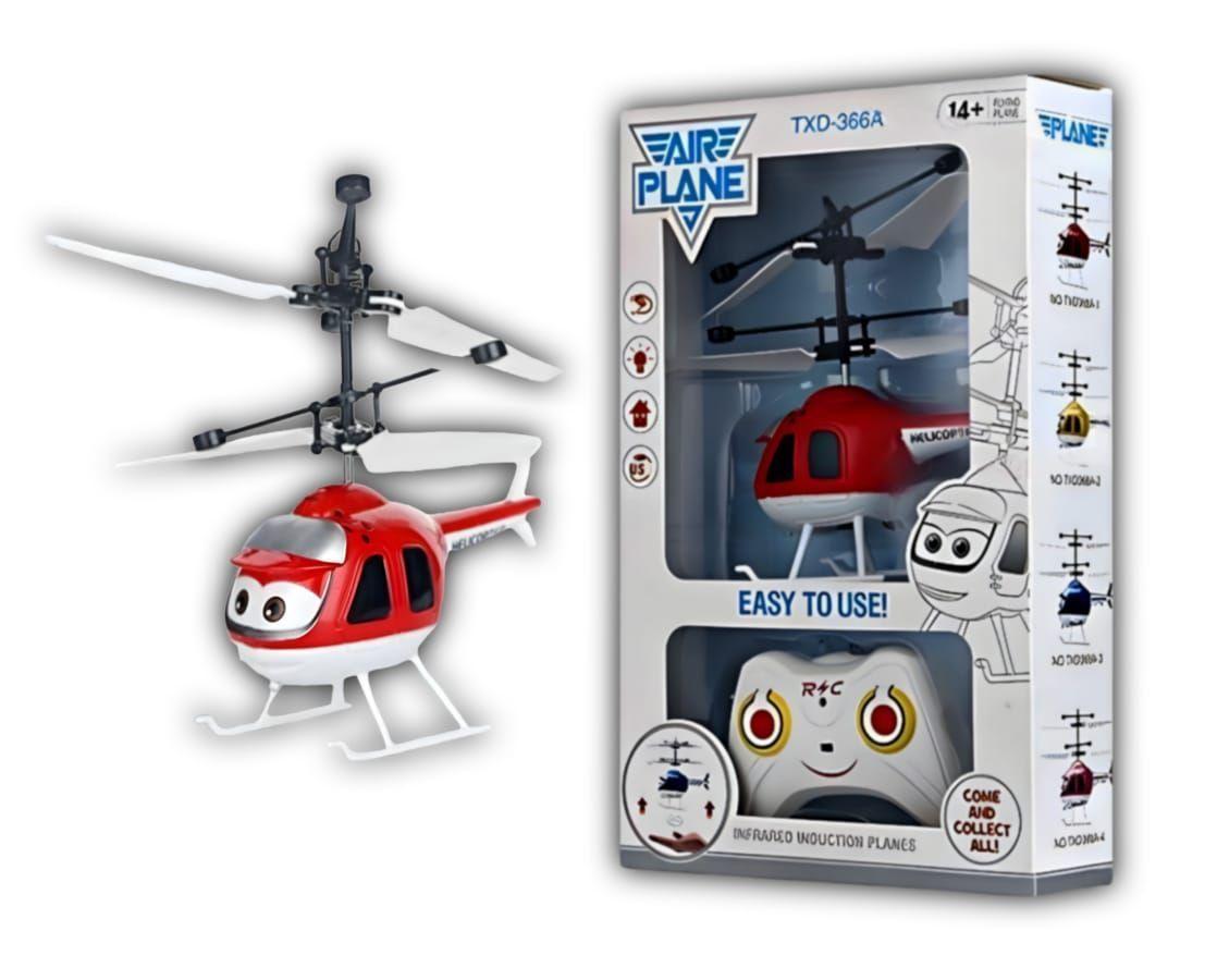 Helicóptero Volador A Control Remoto Rojo-3