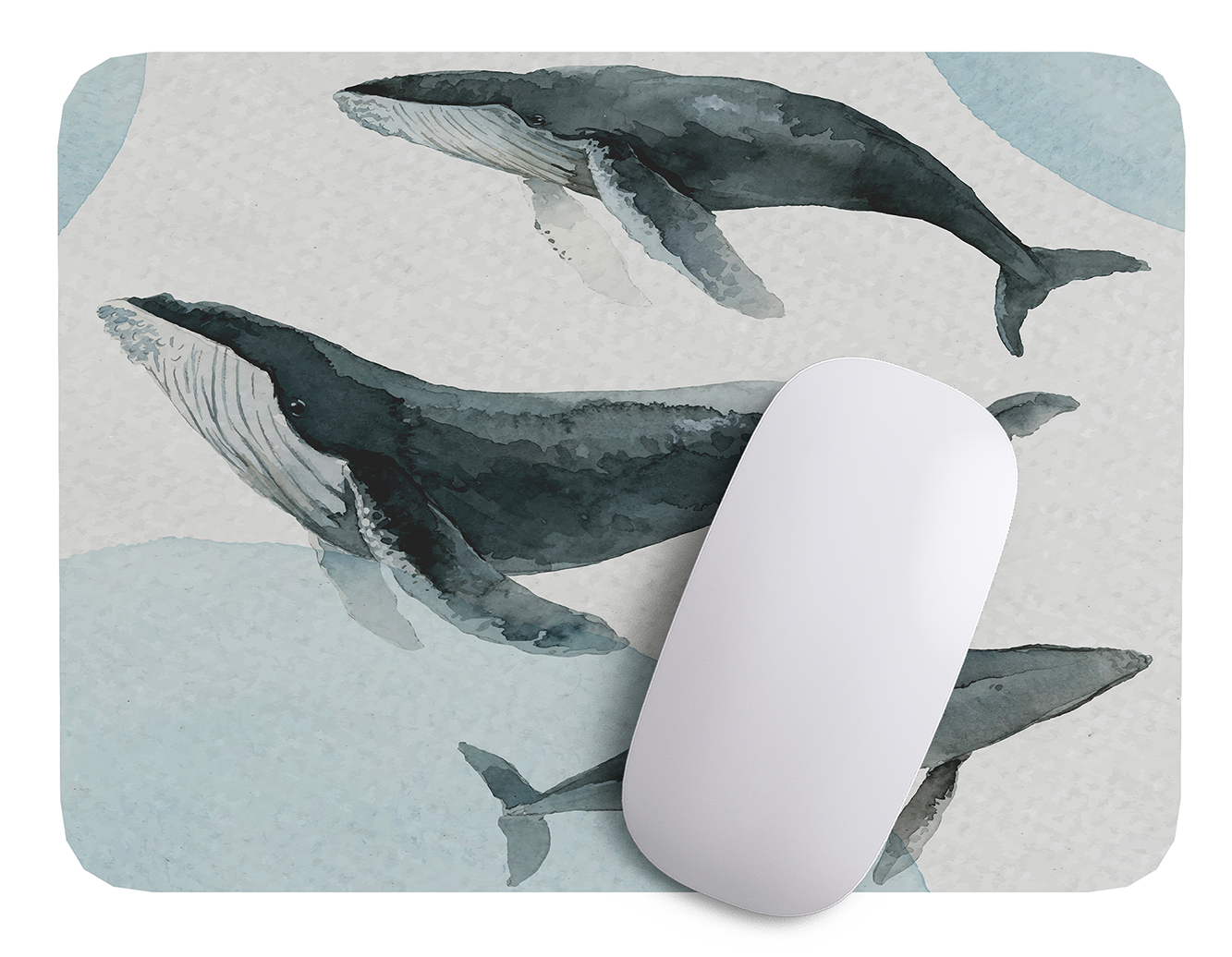Mouse Pad Ballena Arte de animales - 17cm X 21cm D7-1
