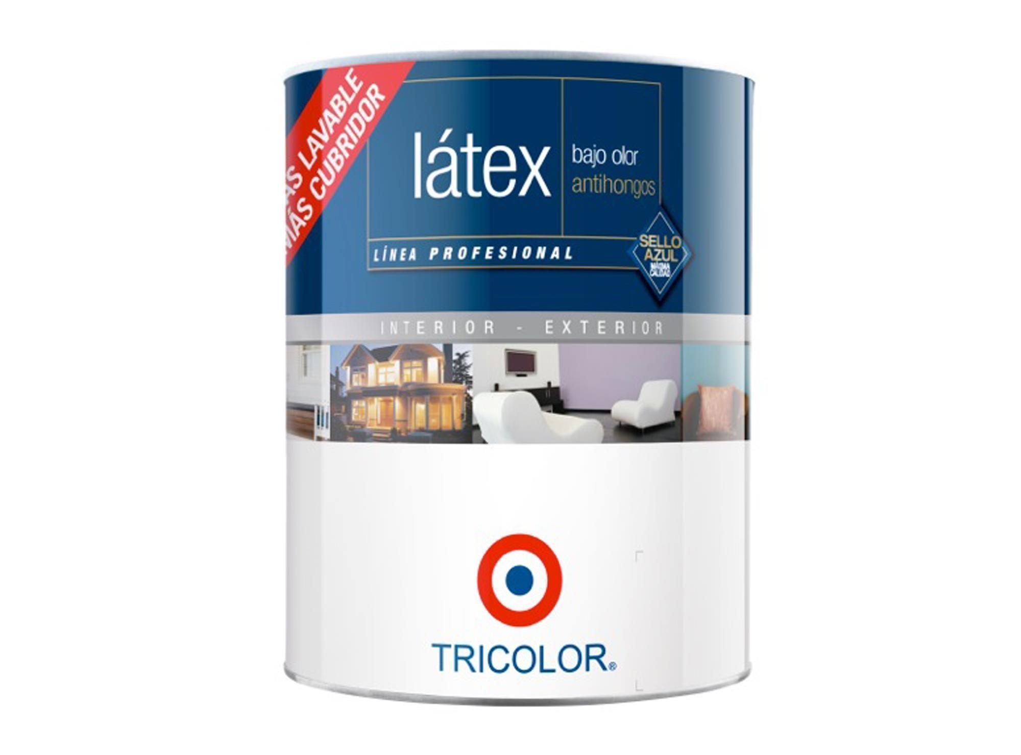Látex Profesional 1/4 Galón Tricolor-Blanco-0