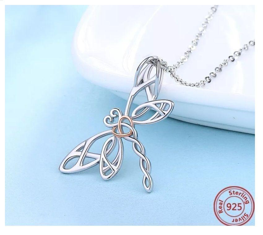 Collar Libelula Plata 925-2
