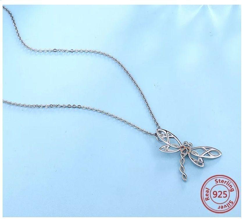 Collar Libelula Plata 925-3