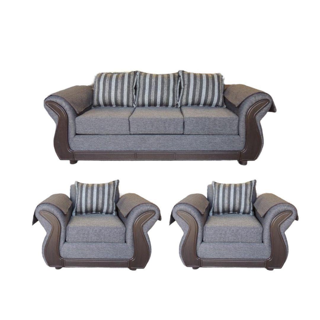 Zeus Living 3-1-1 Gris Medio-0