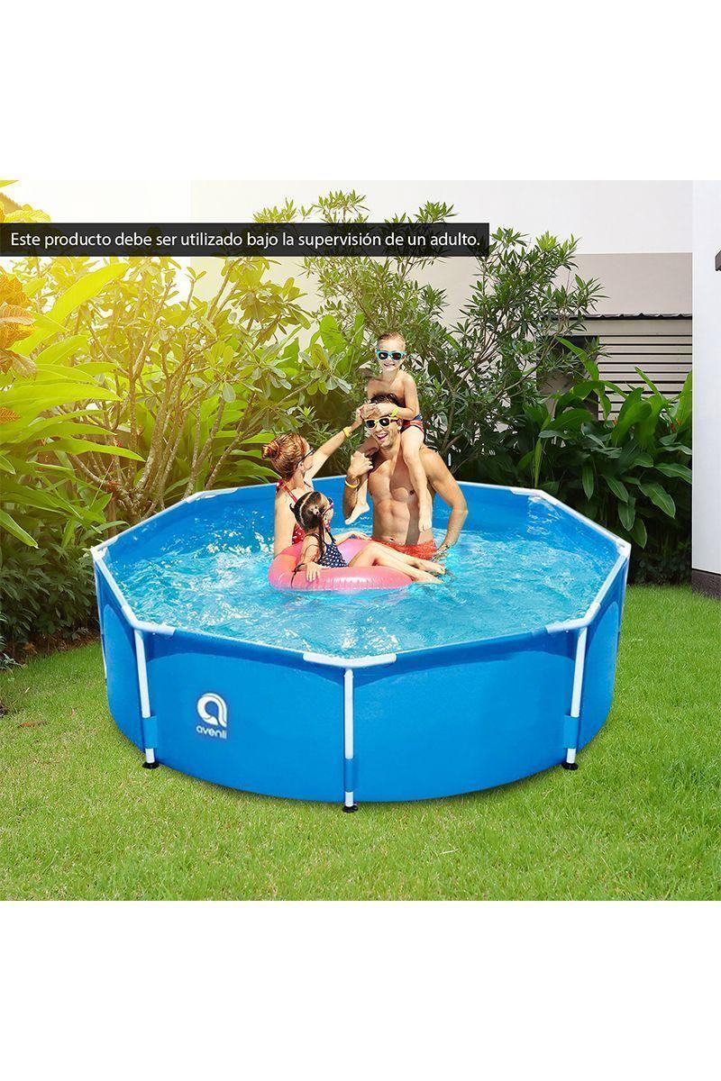 Piscina Estructural 4383 Litros 76x300 cm Celeste-1