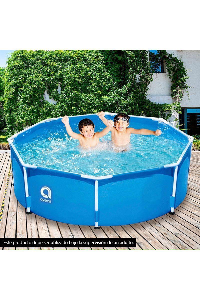 Piscina Estructural 4383 Litros 76x300 cm Celeste-5