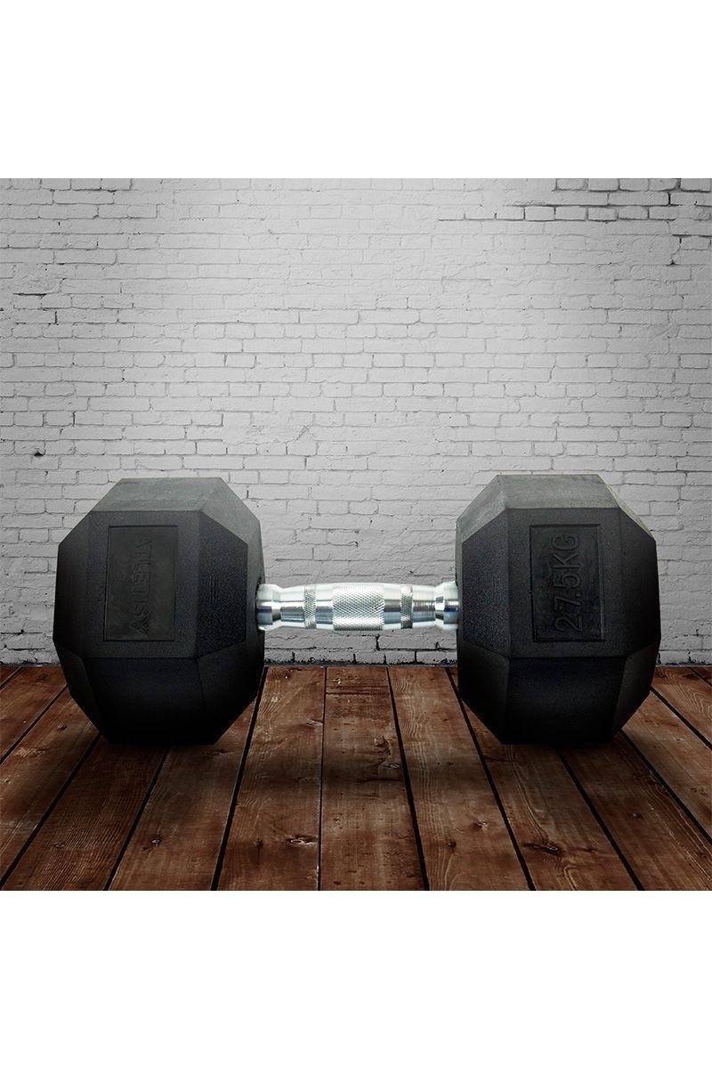 Mancuerna Hexagonal 27,5 Kg Negro-5