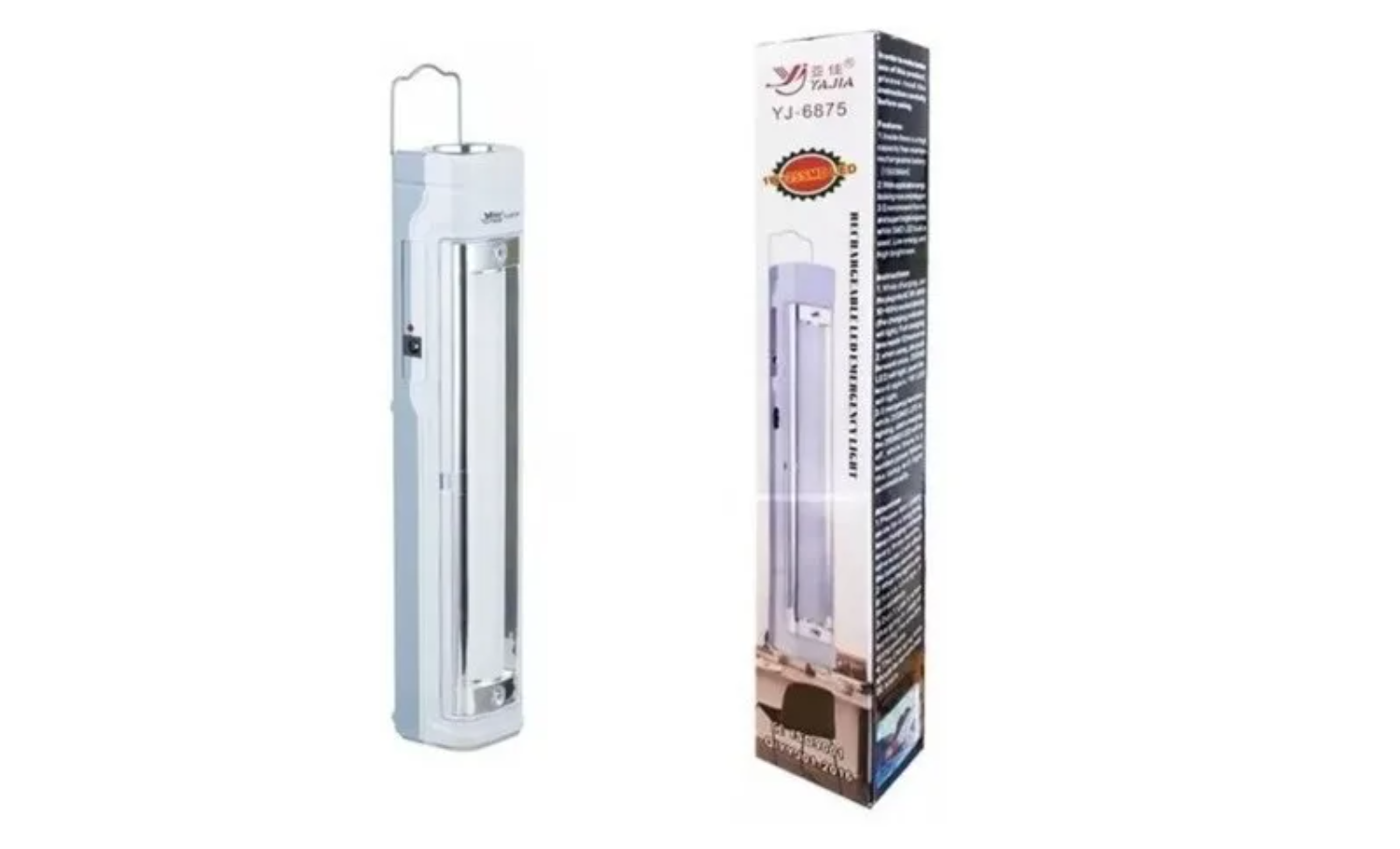 Pack 3 Lamparas Foco Linterna Emergencia Led Recargable -4