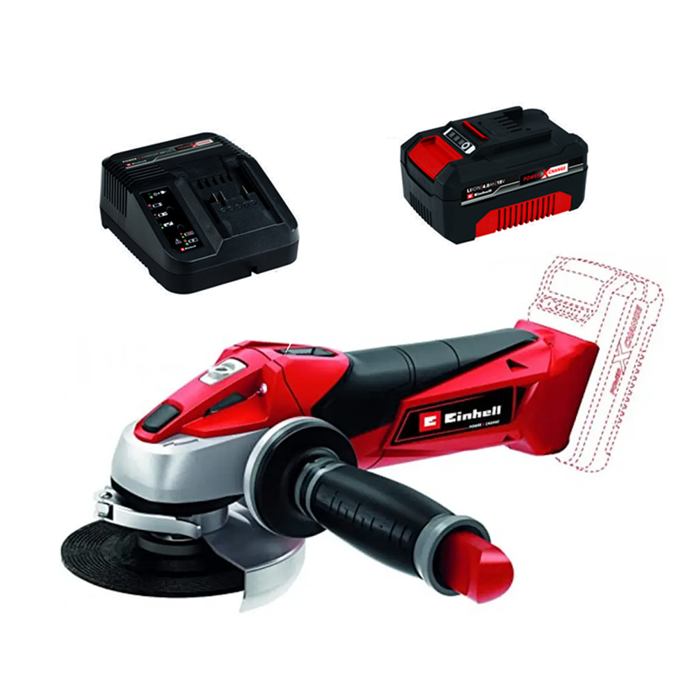 Galletera Esmeril Angular 18v Bat+ Carg Einhell-0