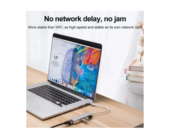 Tarjeta Adaptador Usb 3.0 Hub A Ethernet Rj45-3