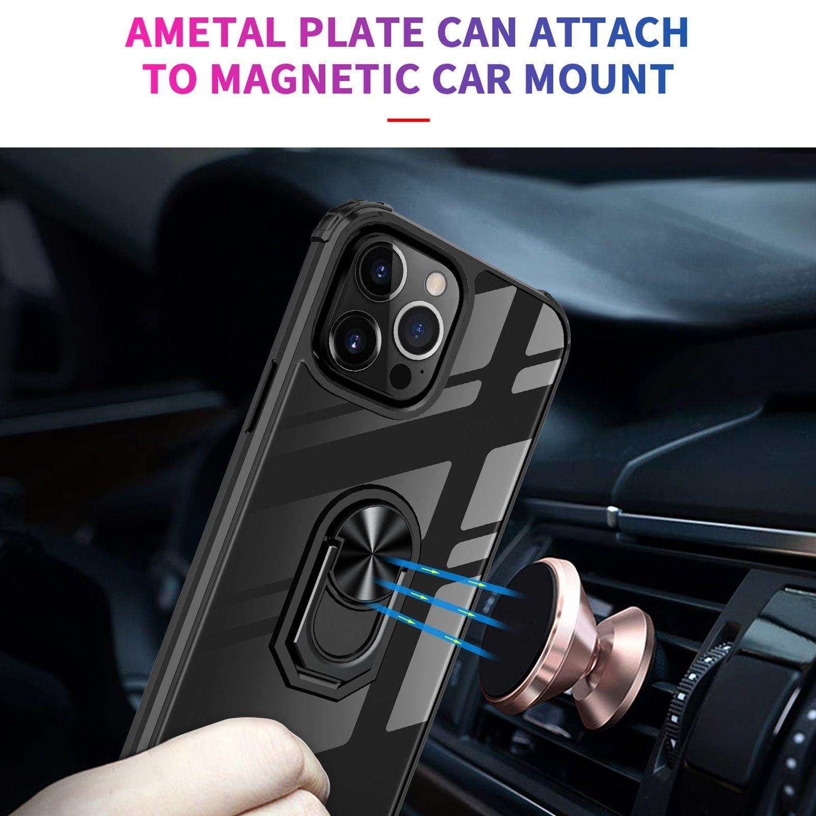 Para: iPhone 14 Plus - Carcasa Aro Imán Soporte-2