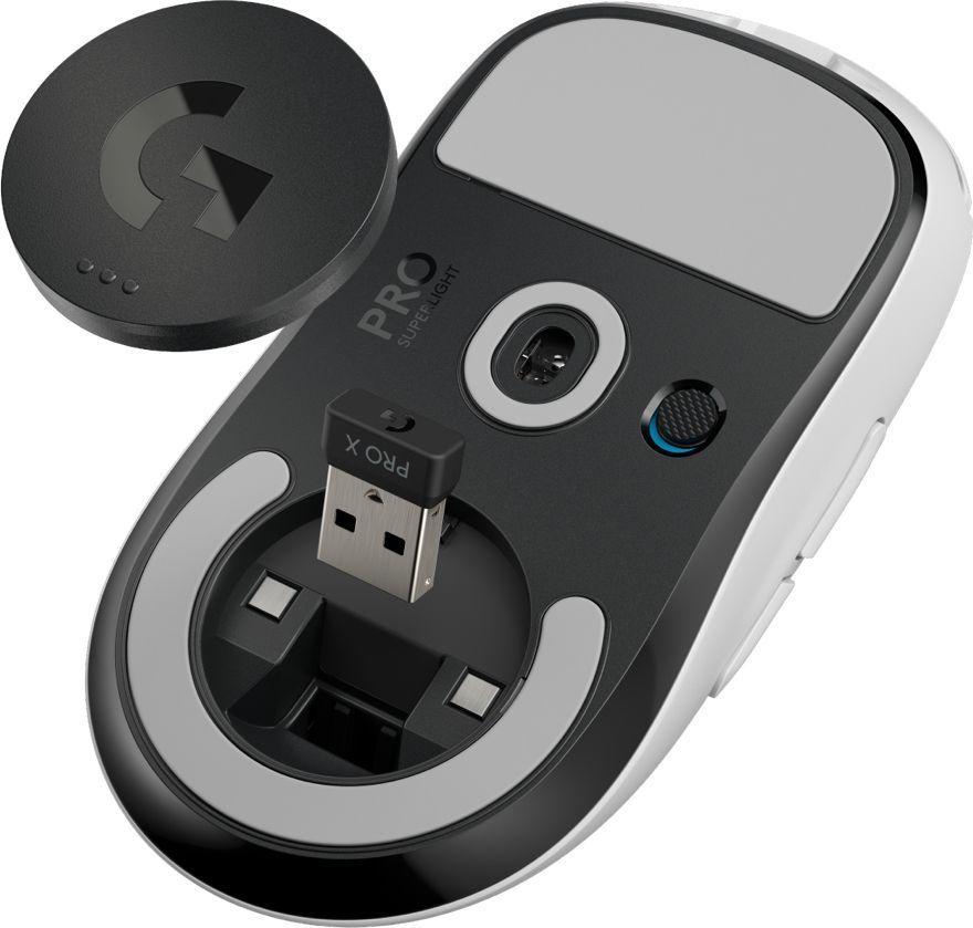 Mouse Pro X Superlight, Wireless, Lightspeed, Sensor Hero, 25000DPI, 1000Hz, Color blanco-5