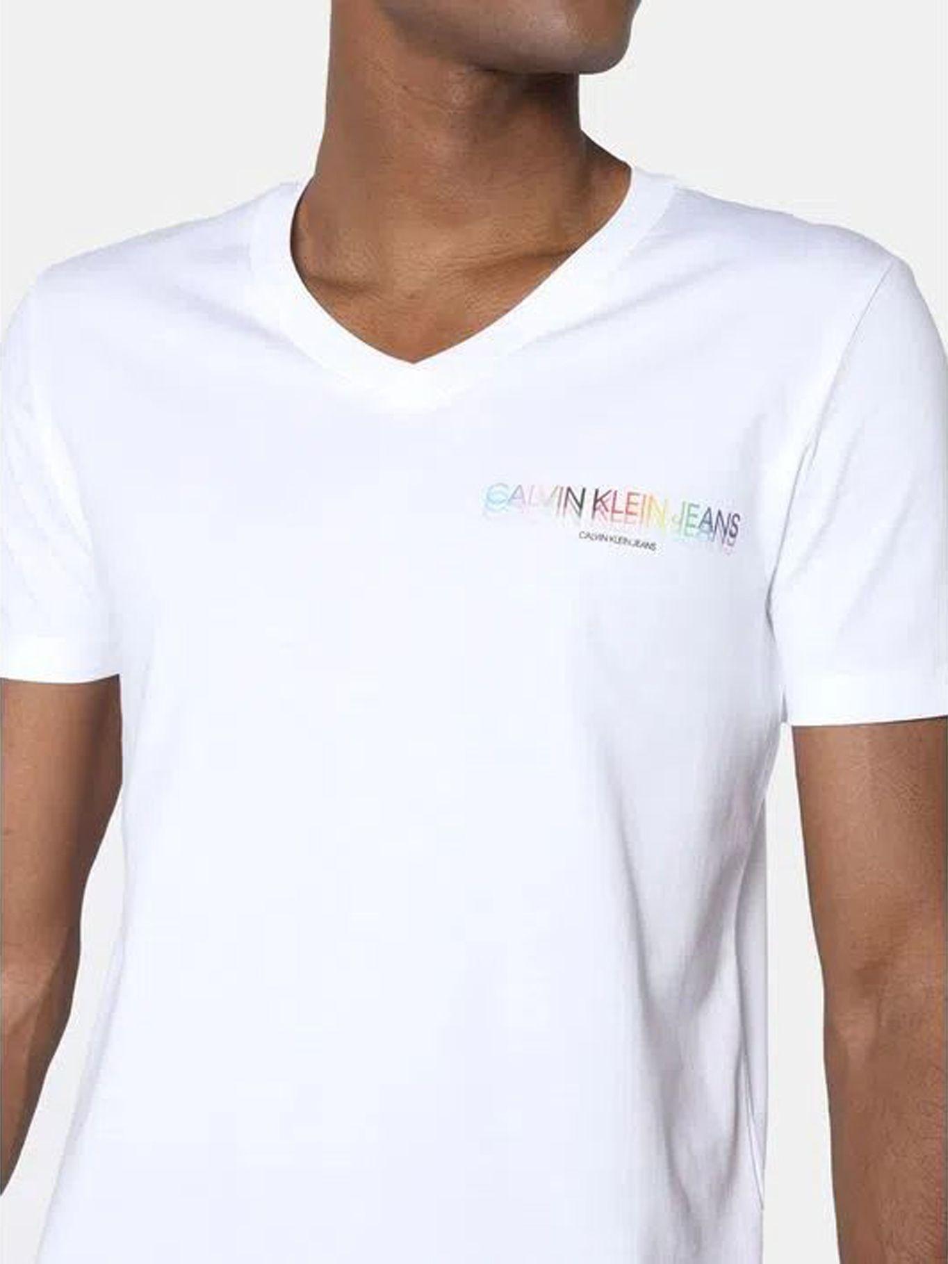 Polera Pride Slim Fit Blanco Calvin Klein-2