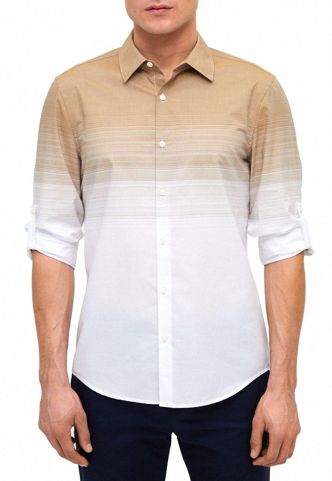 Camisa untucked rayas-0