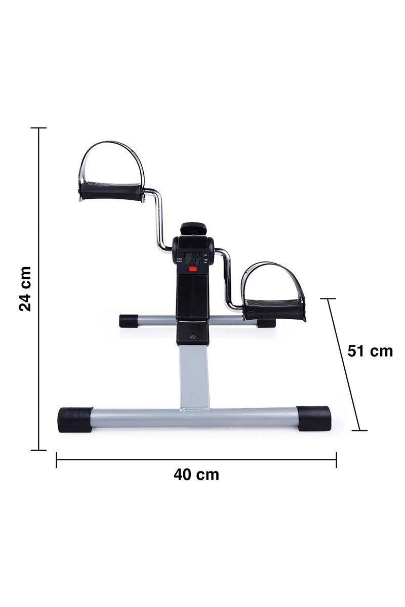 Pedalera Home Fitness Pantalla LCD Negro-2
