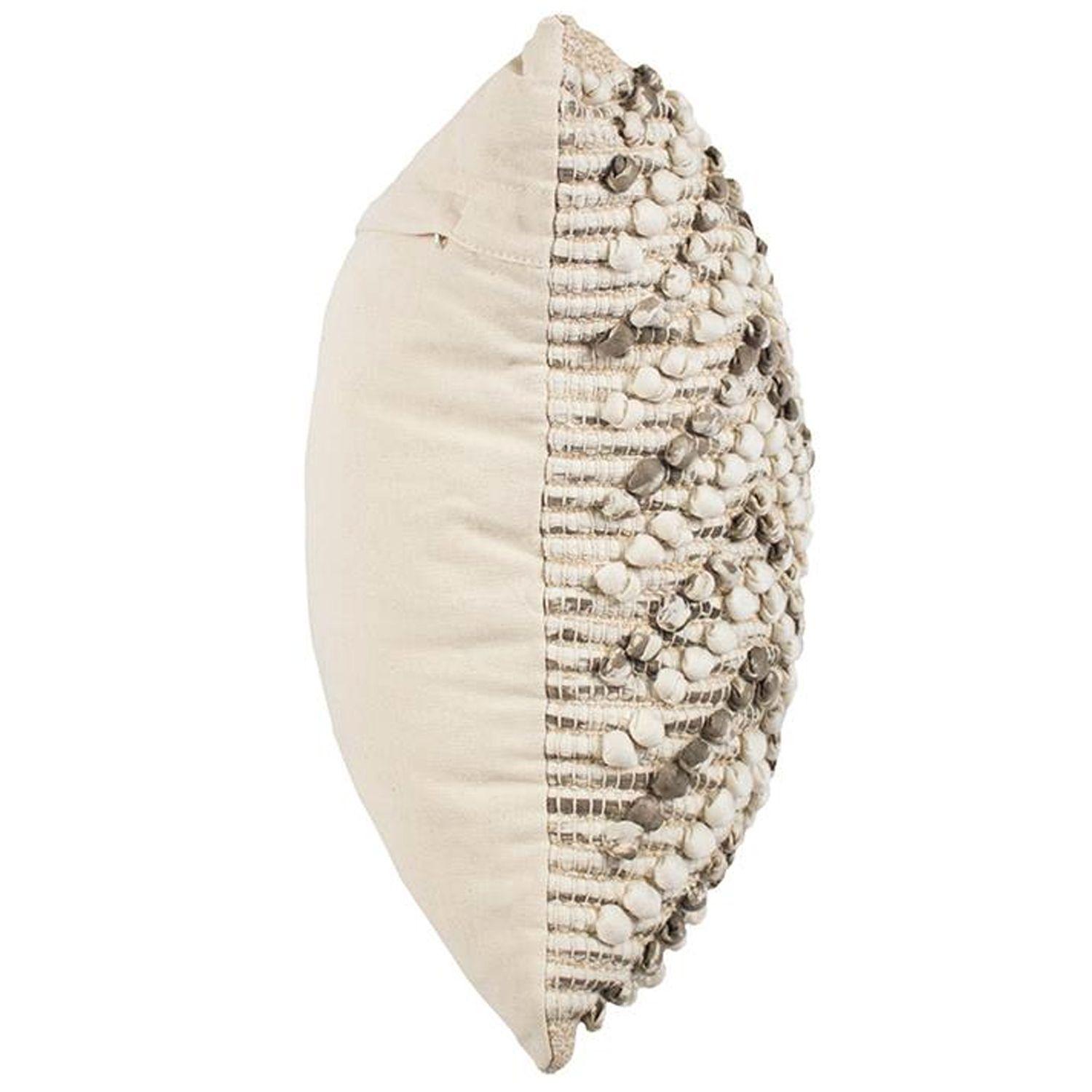Cojín Tejido Beige 45×45-1