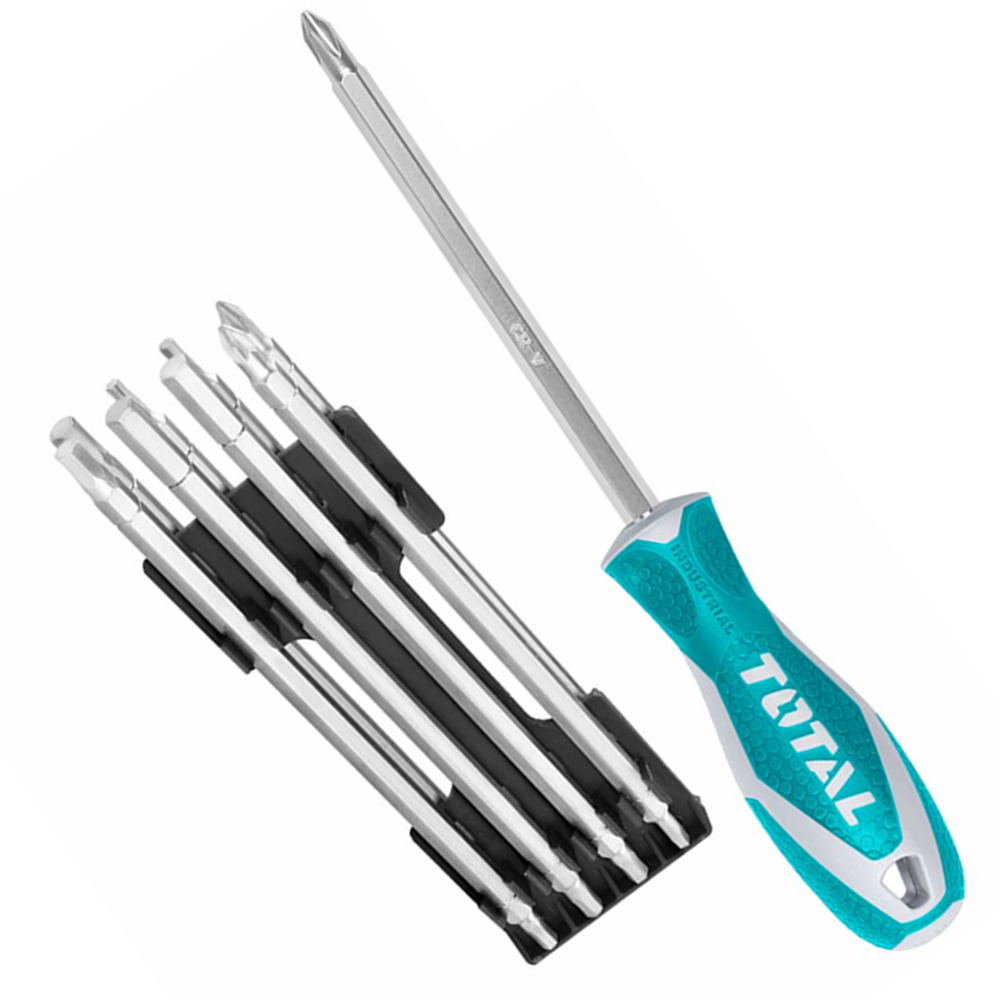 Destornillador Punta Intercambiable 18 En 1 Total-0