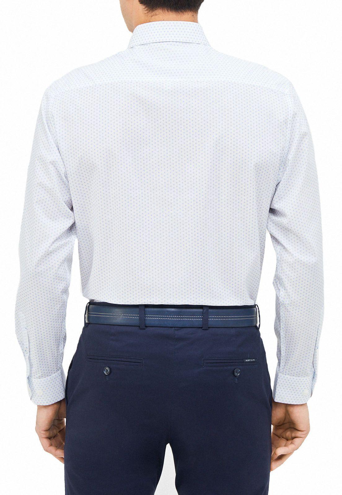 Camisa formal estampado geométrico-2