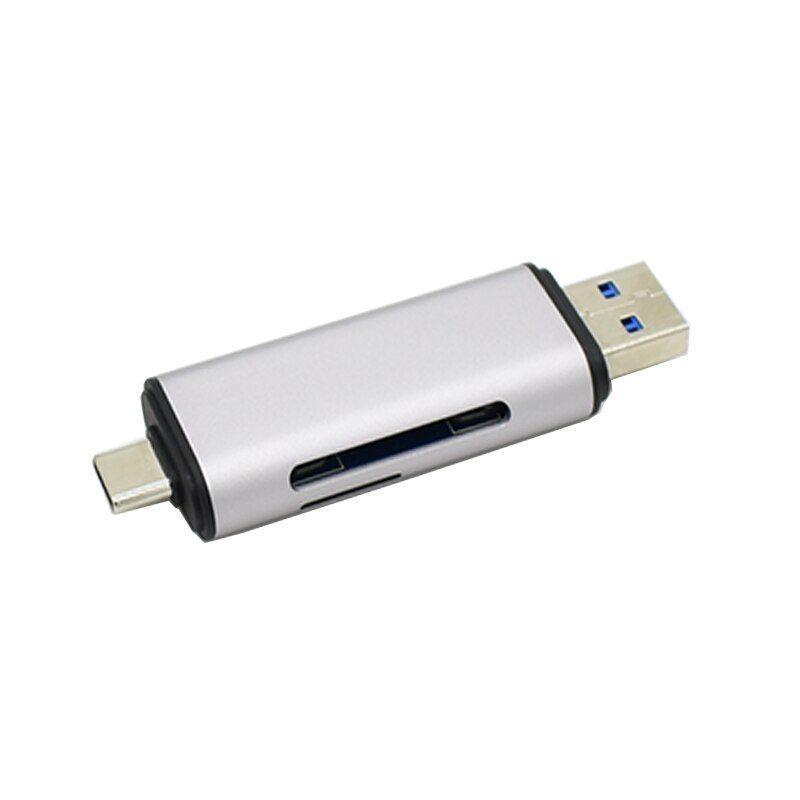 Lector De Tarjetas 2 En 1 Usb C Otg Ugreen-0