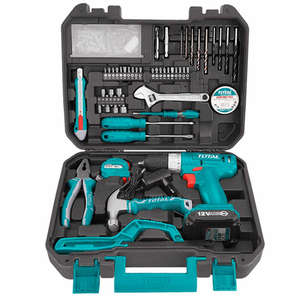Kit Taladro 12v+ Herramientas 128 Pcs Thkthp11282-0
