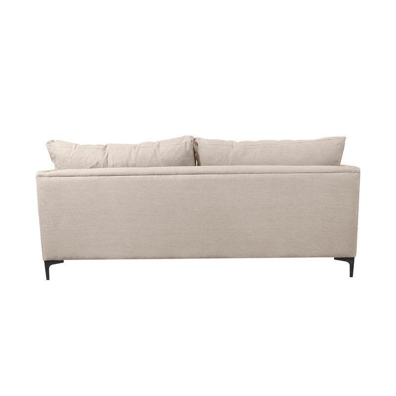 Sofá Bureo Chenille Hueso 3C-2