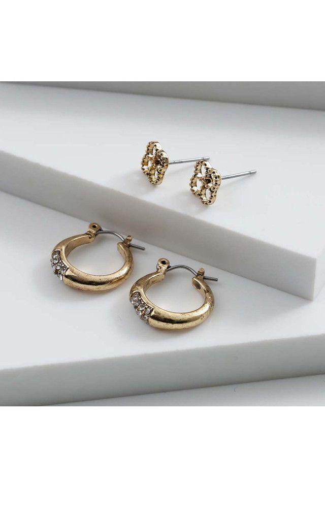 Set Aros Dorados Audrey Humana-0