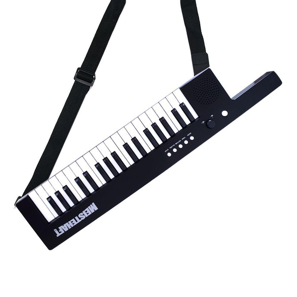 KIDS KEYTAR37N RECARGABLE NEGRO MEISTEHAFT-1