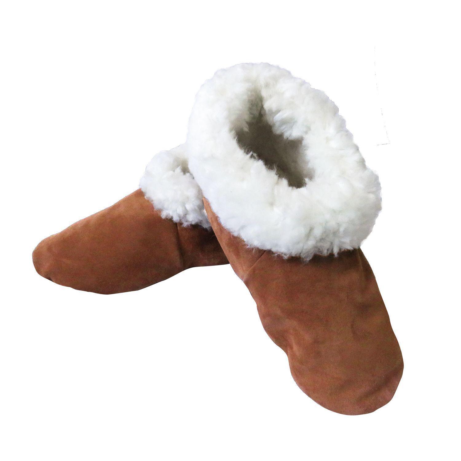 Pantufla Cuero Reno -0