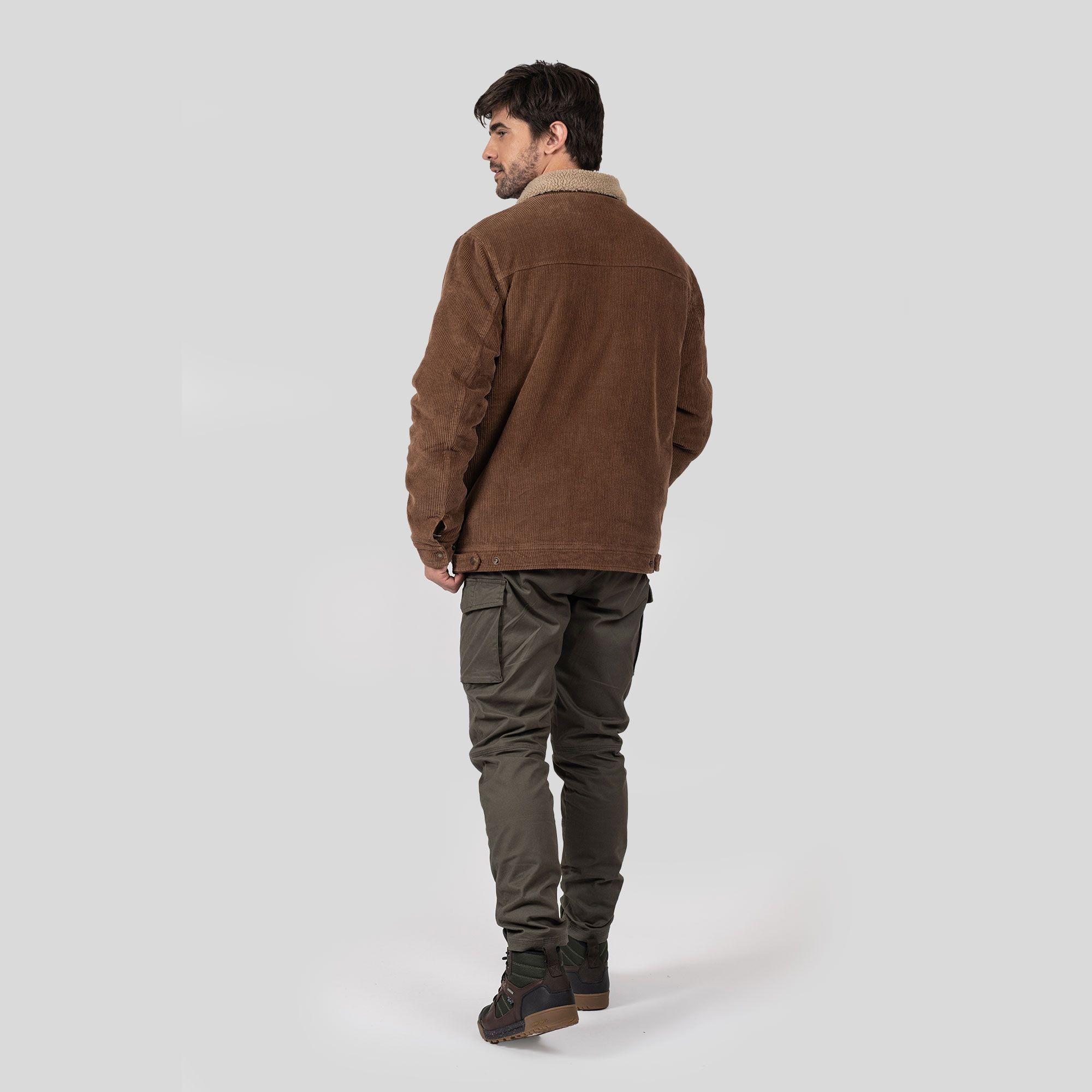 Chaqueta Corduroy Memba Hombre Brown Gnomo-1