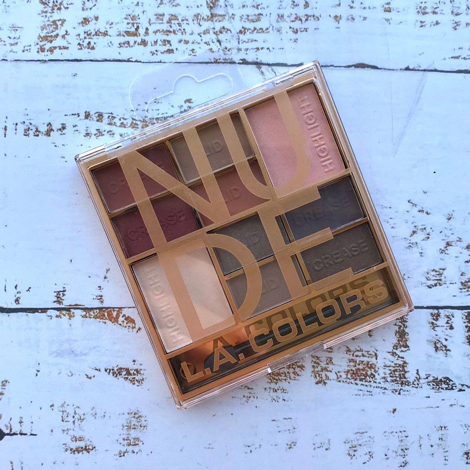 Paleta de Sombras Color Block "Nude" L.A Colors-6