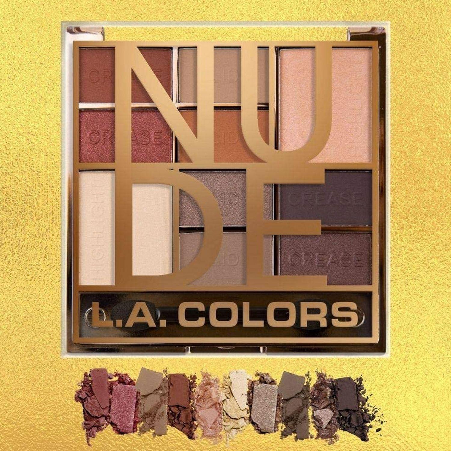 Paleta de Sombras Color Block "Nude" L.A Colors-5