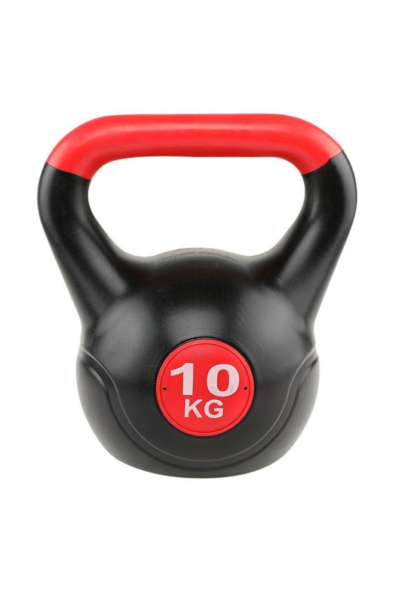 Kettlebell Pesa Rusa Cemento Color 10 Kg Negro-0