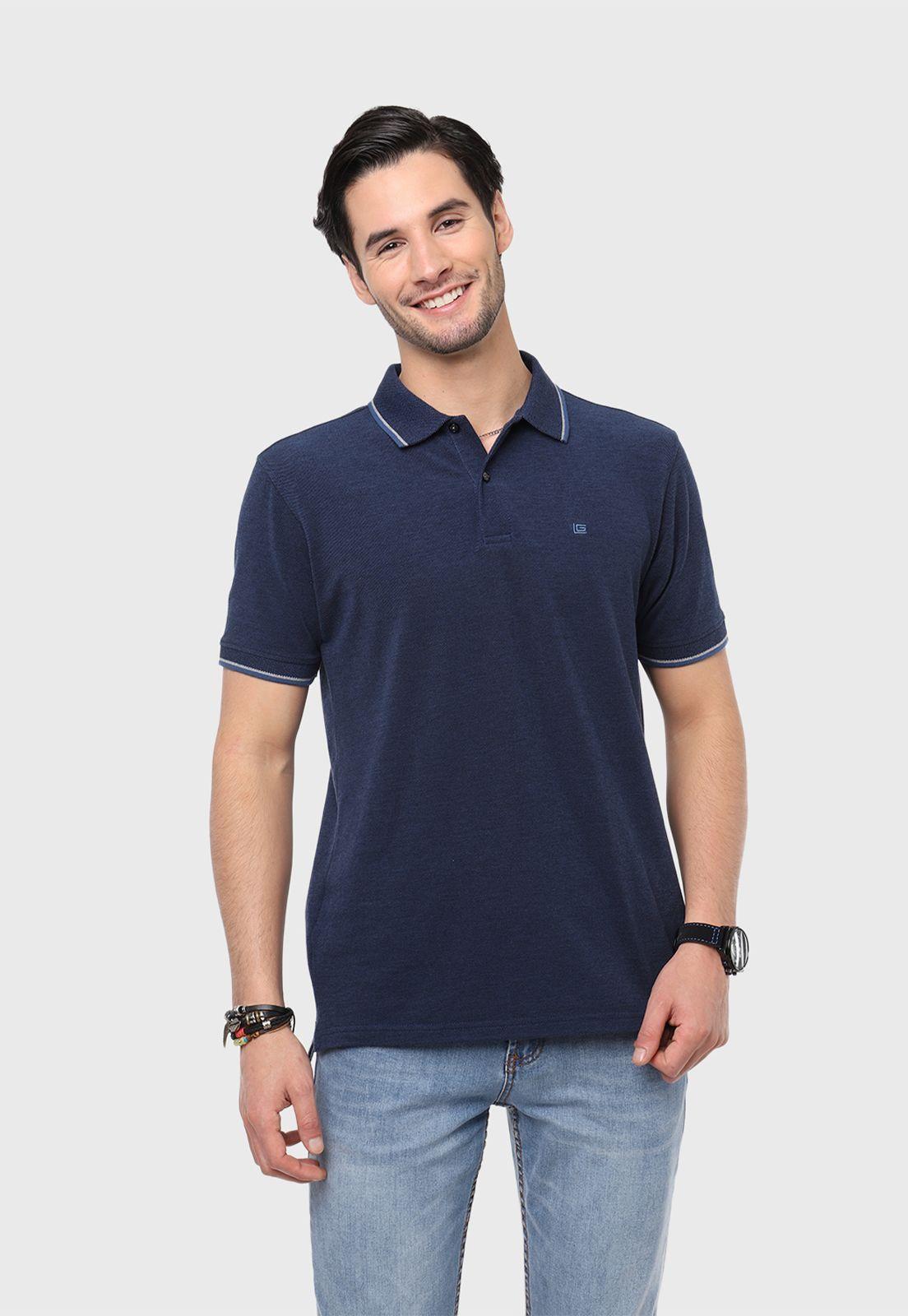 Polera Pique Manga Corta Guy Laroche-0