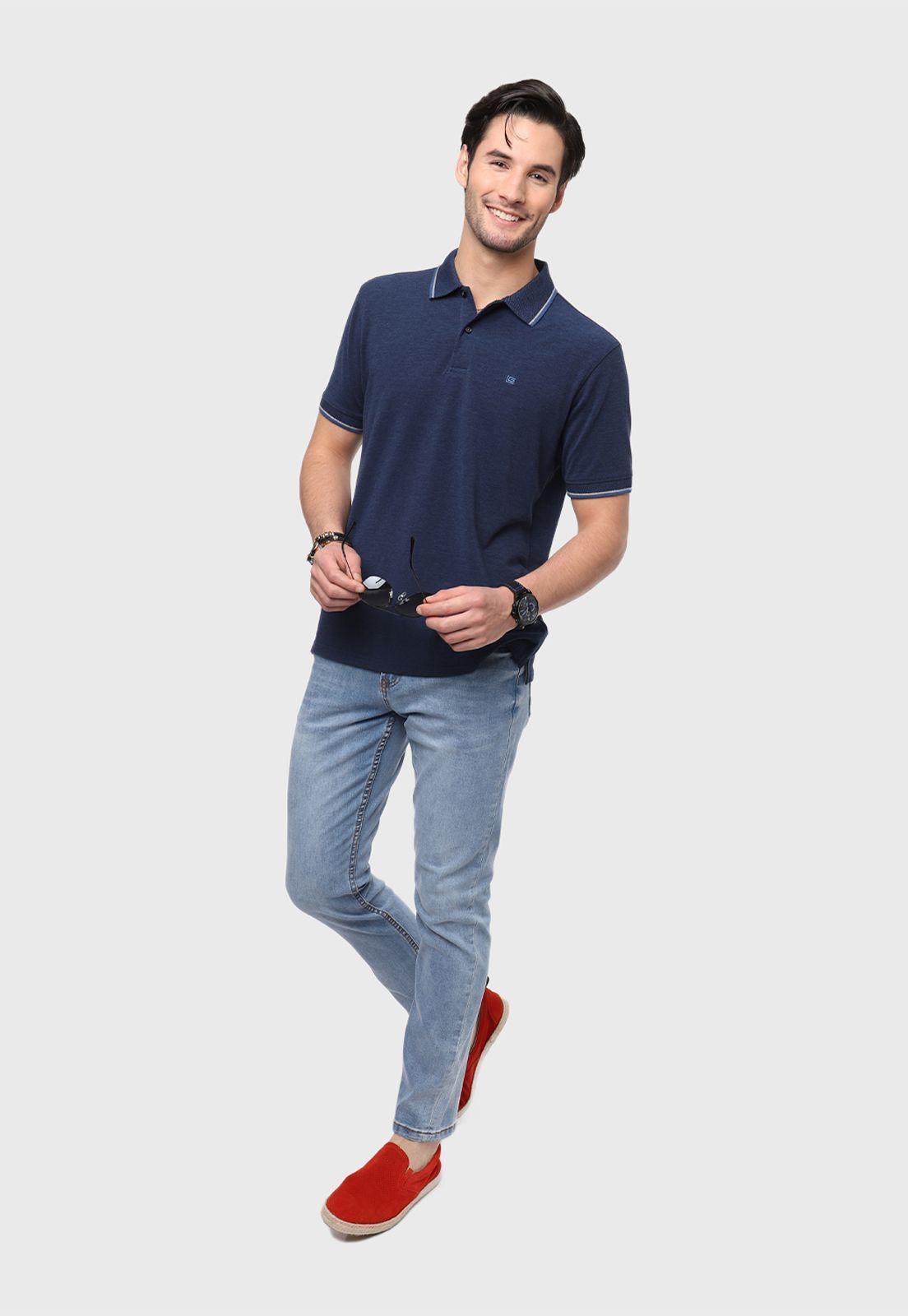 Polera Pique Manga Corta Guy Laroche-3