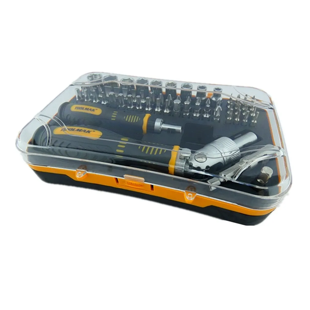 Puntas Destornillador C/ Ratchet 1/4 61 Piezas Tmk-2