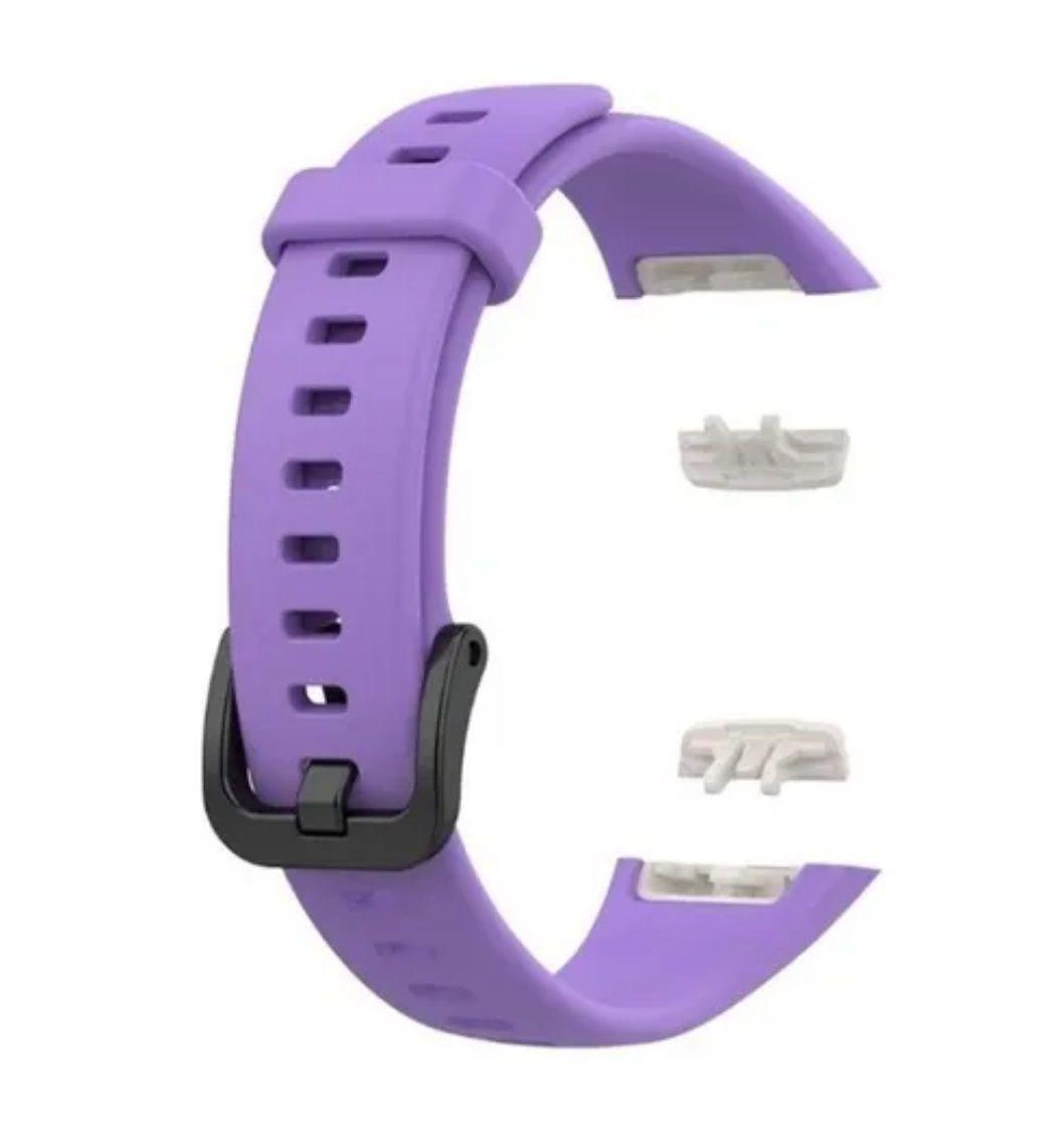 	 Correa Compatible Con Huawei Honor Band 6 Morado-0