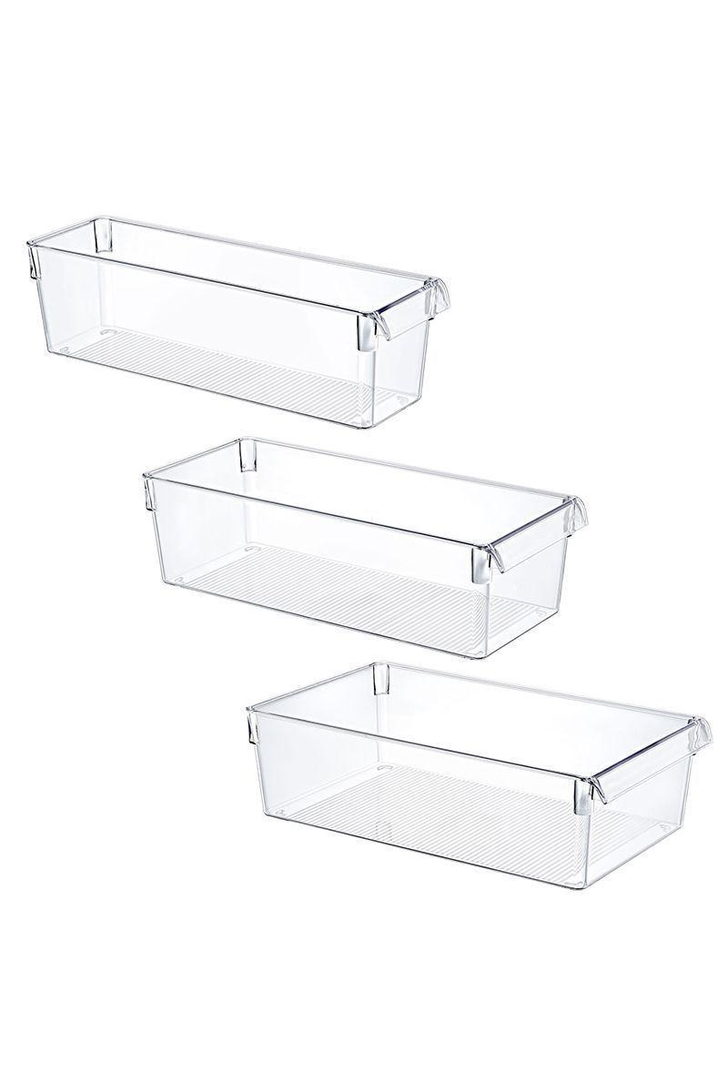 Set 3 Organizadores Alto Clear Transparentes-0