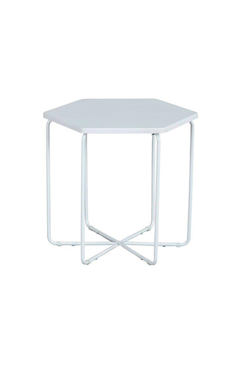 Mesa Lateral o de Centro Living Terraza Blanco-0