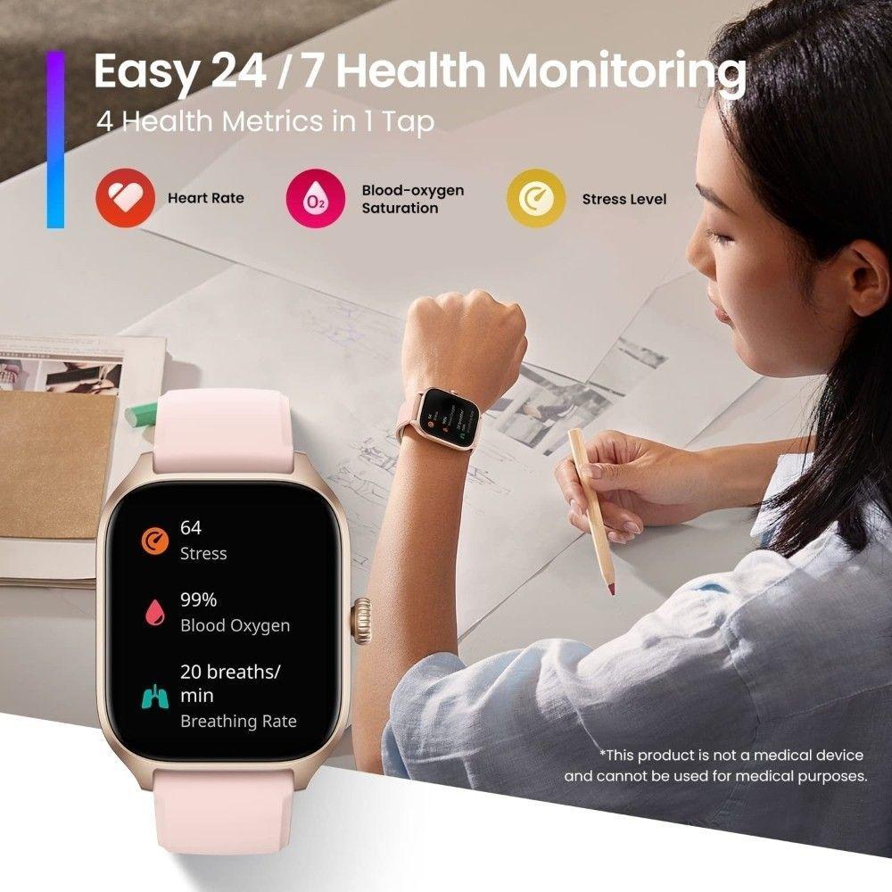 Smartwatch Amazfit GTS 4 Rosado-6