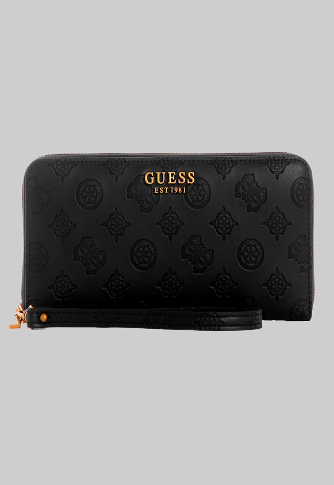 Billetera Laurel Slg Large Around Negro Guess-0