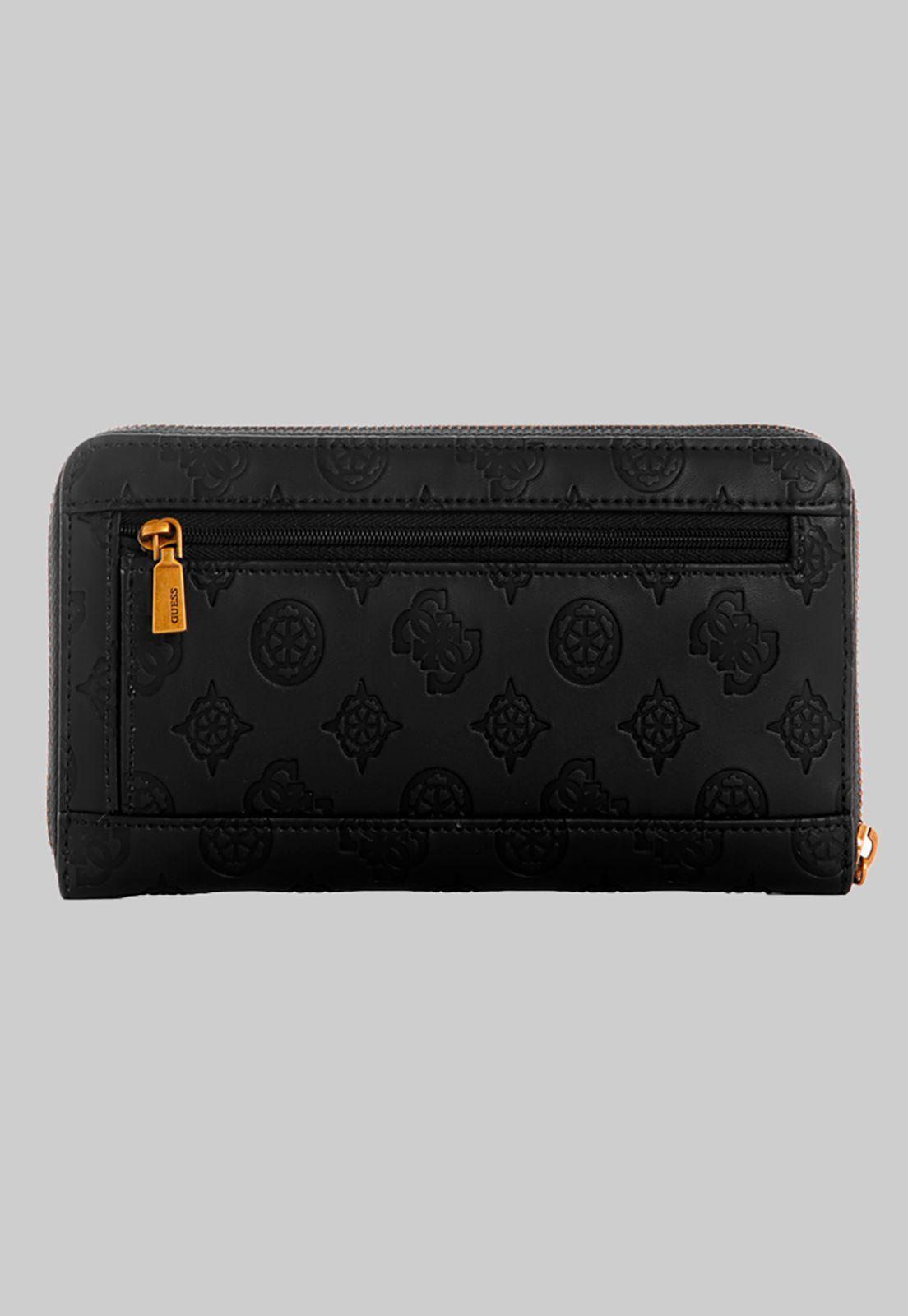 Billetera Laurel Slg Large Around Negro Guess-1