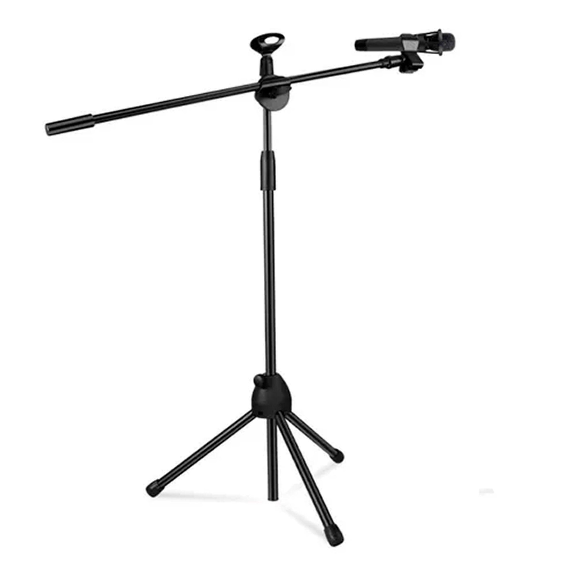 Soporte Con Brazo Para Microfono Atril De Microfono 2en1-0