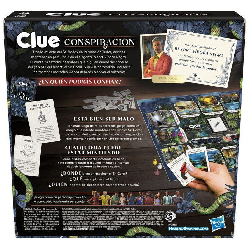 Juego De Mesa Hasbro Gaming Clue Conspiración-3