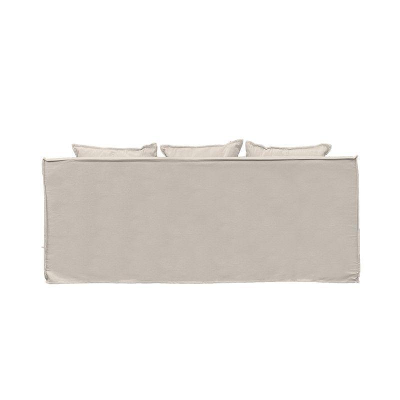 Sofá Puangue Chenille Hueso 3C-4