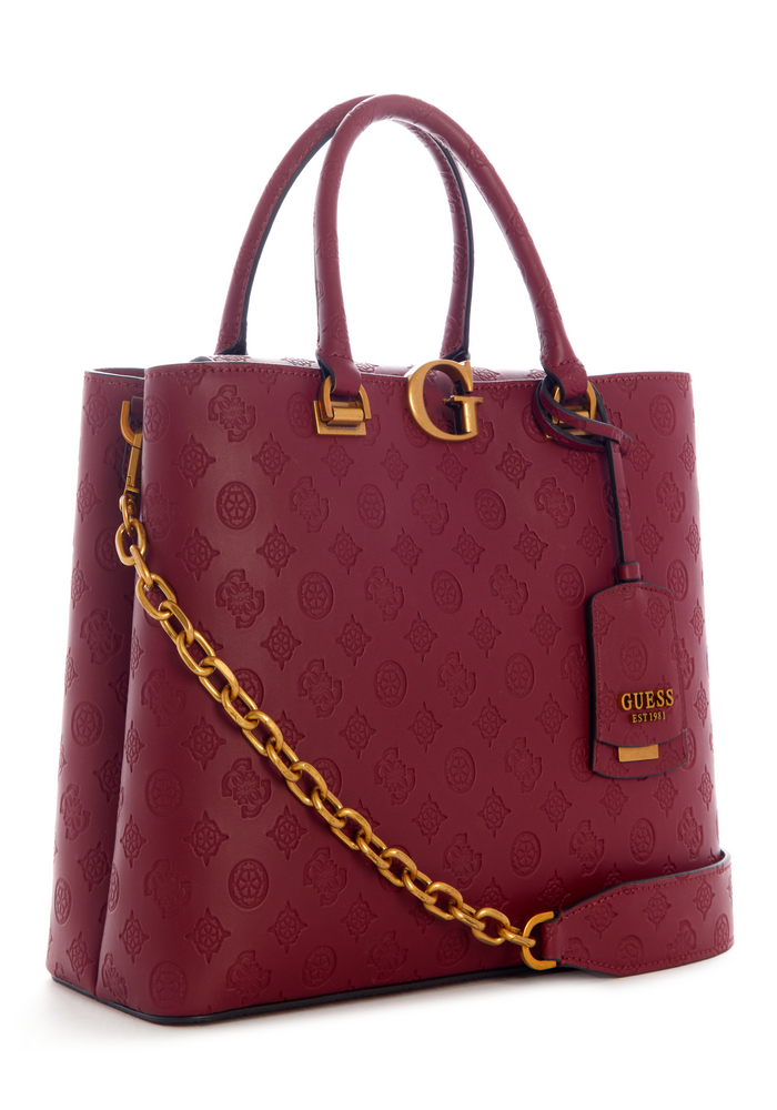 Cartera G Vibe Girlfriend Carryall Mtg Rojo Guess-1