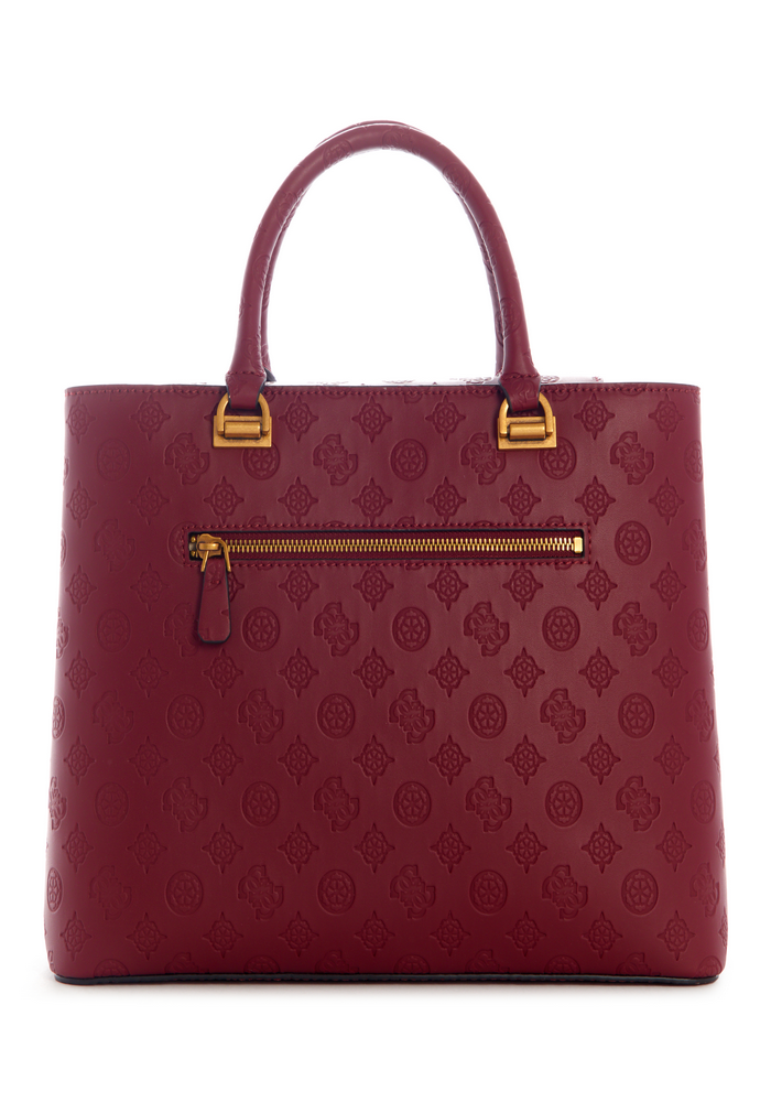 Cartera G Vibe Girlfriend Carryall Mtg Rojo Guess-2