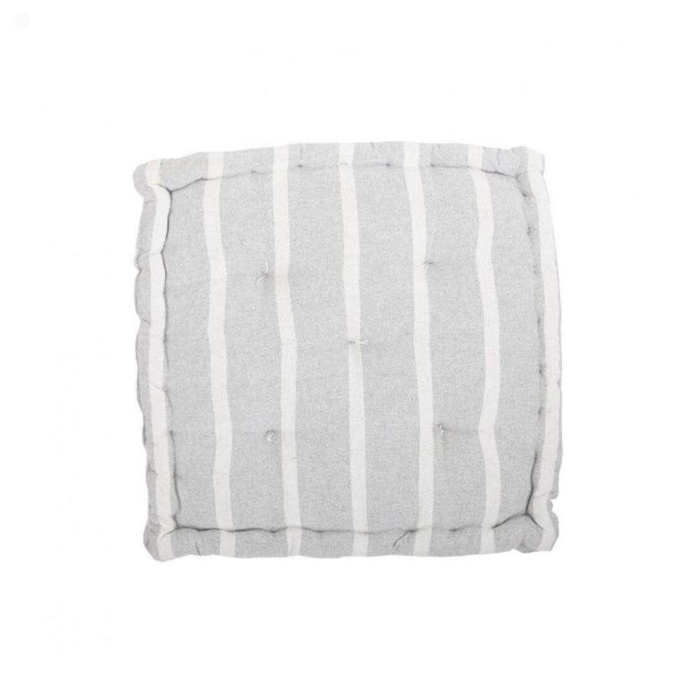 COJIN DENIM TERRAZA RAYA 40X40 GRIS CL DIB-0